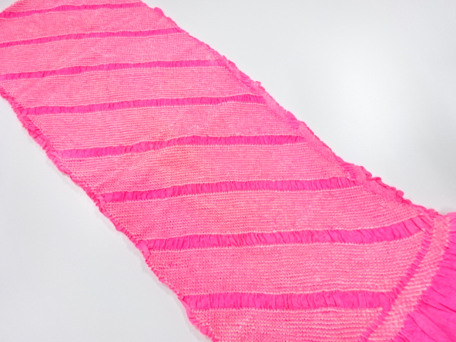 正絹　振袖用　絞り　帯揚げ